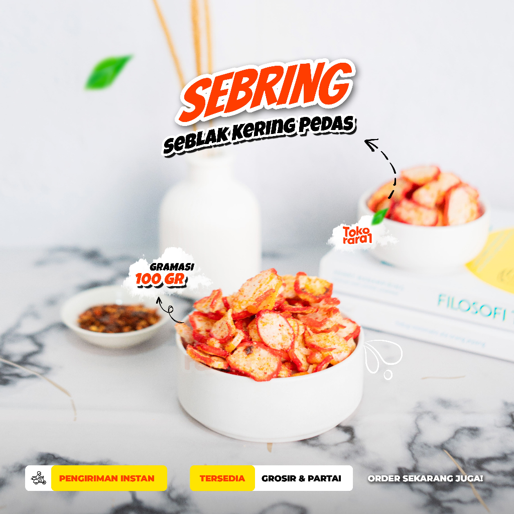 

Sebring pedas daun jeruk 100gr