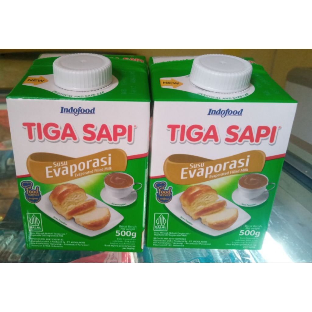 

Tiga Sapi Susu Lemak EVAPORASI 500 gram