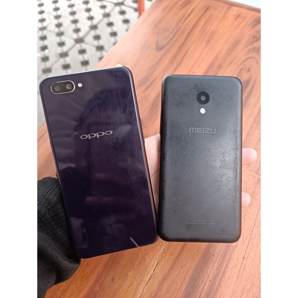 LCD oppo a3s CPH1803 1set full frime batre kamera + Lcd meizu m5 1 set full frime batre kamera full 
