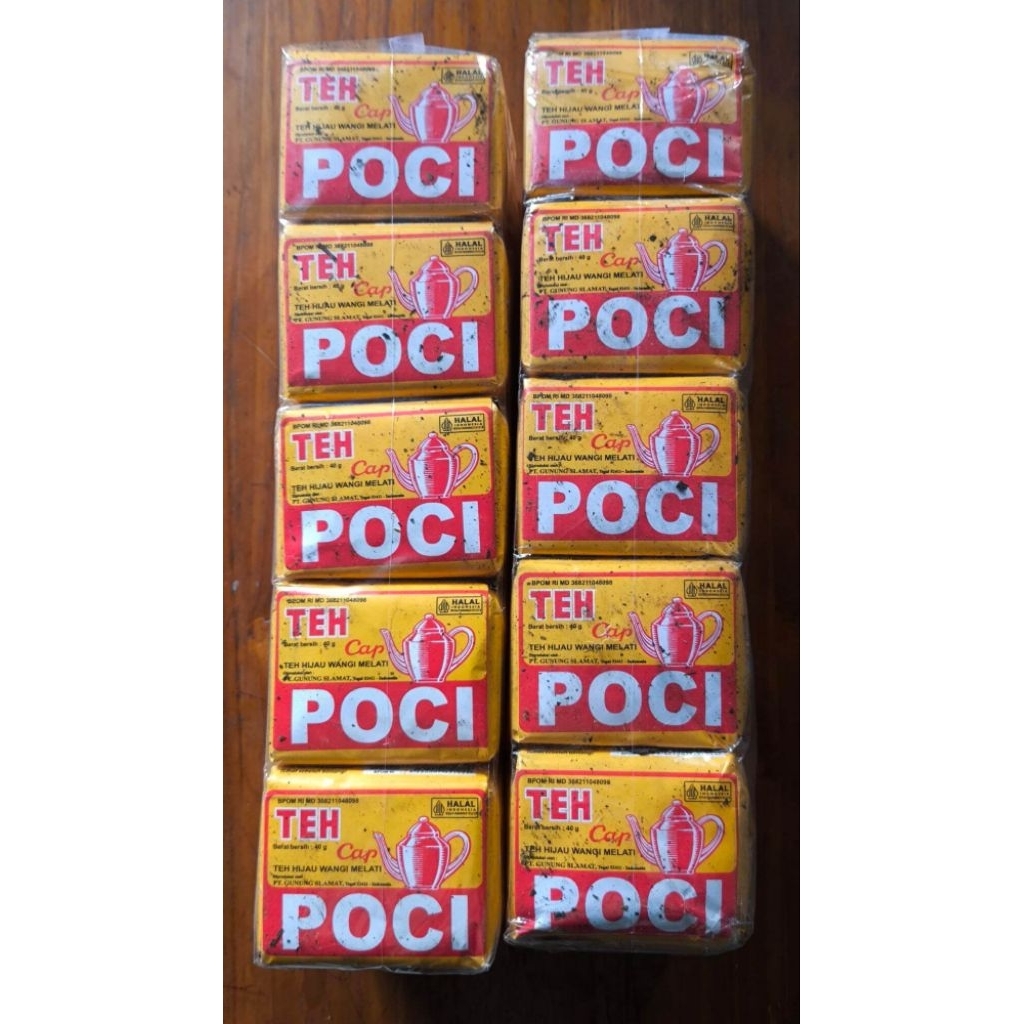 

teh poci 40gr 1 slop isi 10