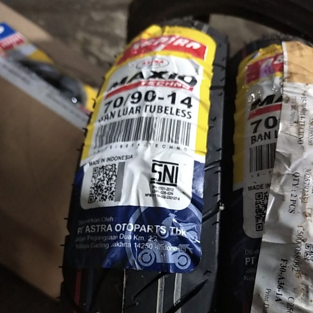 Ban tubles tubeless 70 90 14 aspira maxio 70/90-14