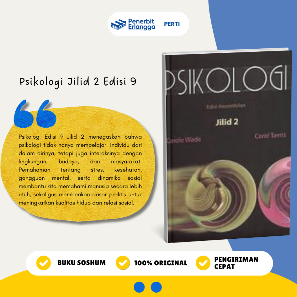 [Erlangga Official] Psikologi Jilid 2 Edisi 9 - Wade Carol