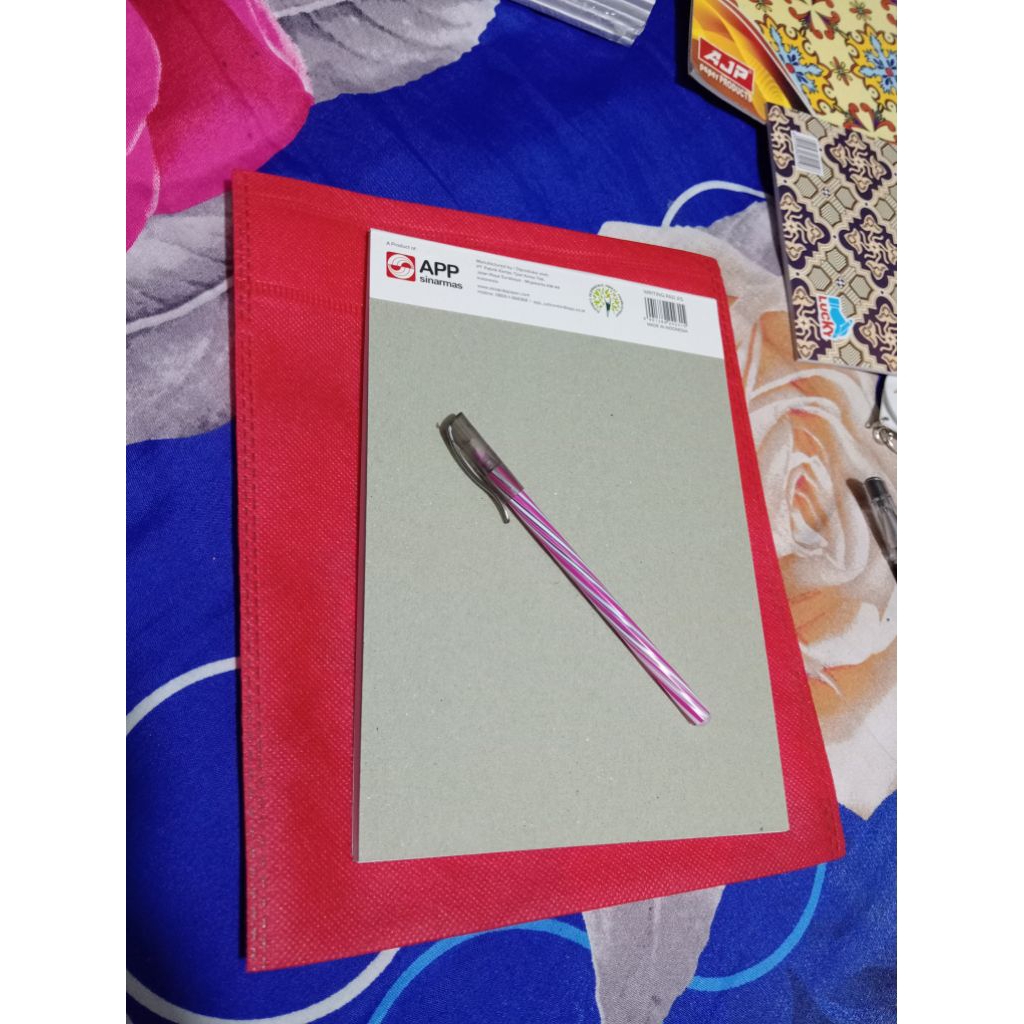 

PAKET SEMINAR PEN CUSTOM NOTE 50 LEMBAR DAN TAS KAIN NON REQUEST TAS OVAL 25 X 35