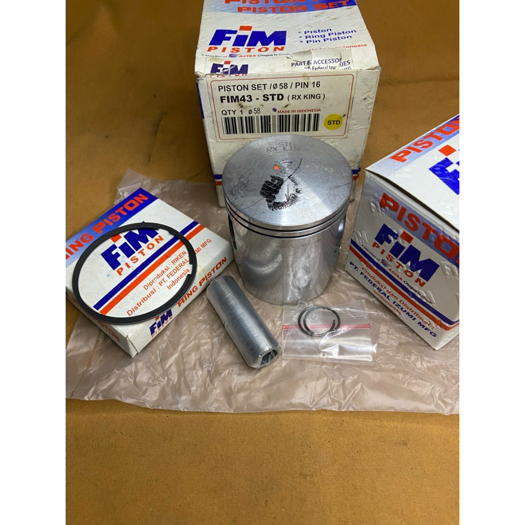 Piston Kit Yamaha RXK RX King Os STD 50 100 250 Original Fim