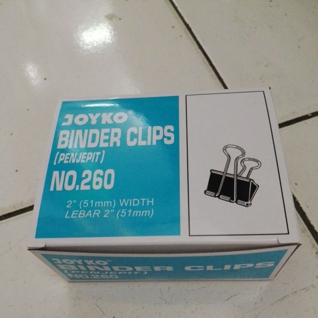 

binder cilp No.260 51mm x 51mm 1 pack
