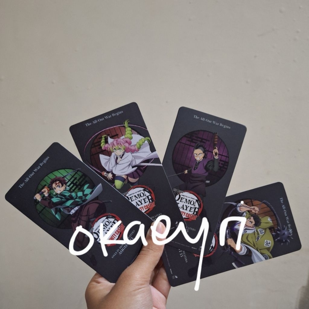collectible ticket demon slayer cgv