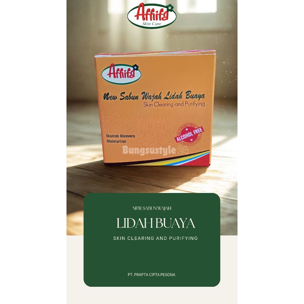 Sabun Wajah Lidah Buaya Afhifa – Kulit Bersih, Sejuk, dan Terawat