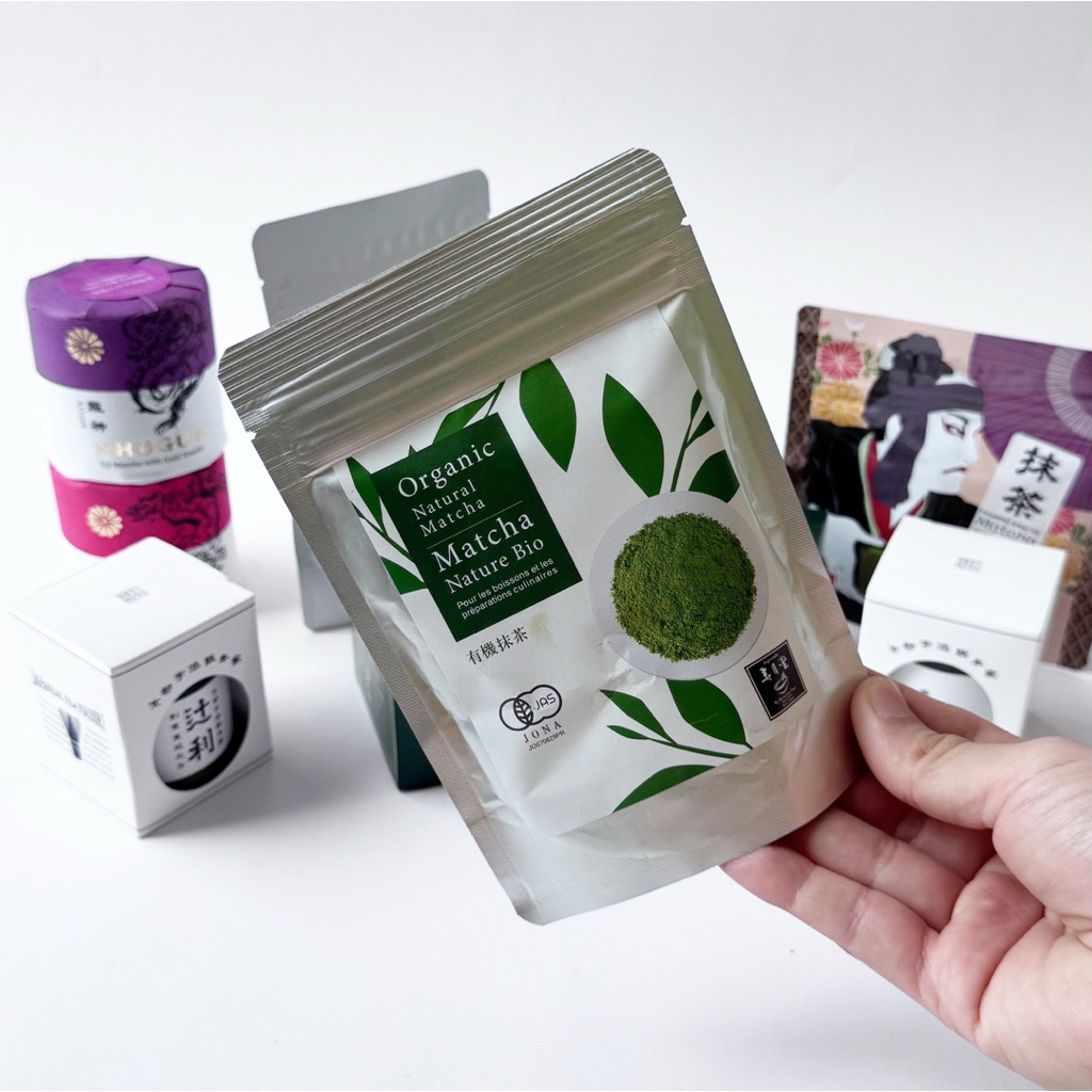

Premium Matcha Powder Pouch by Jugetsudo & Nodoka