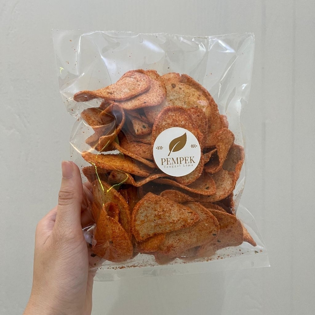 

Basreng Daun Jeruk 200gr Pipih Keping Koin ✅ Snack Camilan Renyah Gurih Pedas Bandung