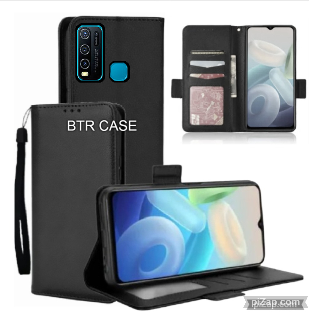 CASE DOMPET HP VIVO Y30 VIVO Y30i VIVO Y50 CASING DOMPET KULIT FLIP COVER LEATHER SARUNG HP