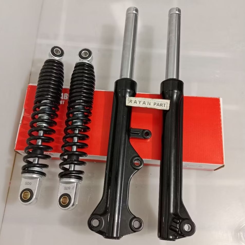 Shockbreaker Depan+Belakang Vega ZR Verza R New Plus Tabung 1Set 5D9 Original