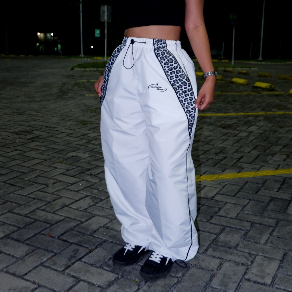 BAGGY PANTS LEOPARD / Y2K BAGGY PANTS MOTIF LEOPARD / Y2K VINTAGE LEOPARD