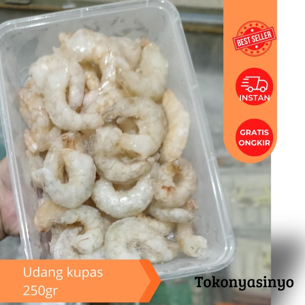 

Udang Kupas 250gr Non Glazing thinwal