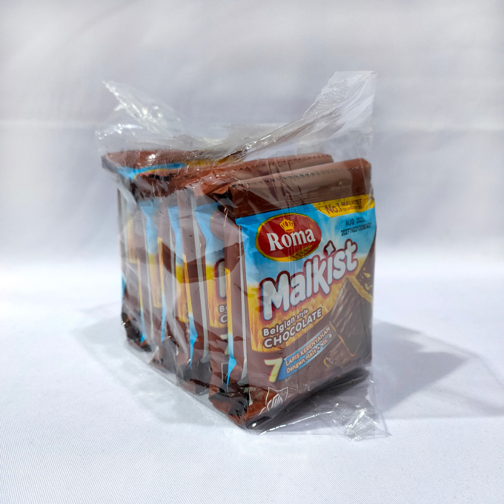 

Roma Malkist Belgian Style Chocolate 18 gram Isi 10