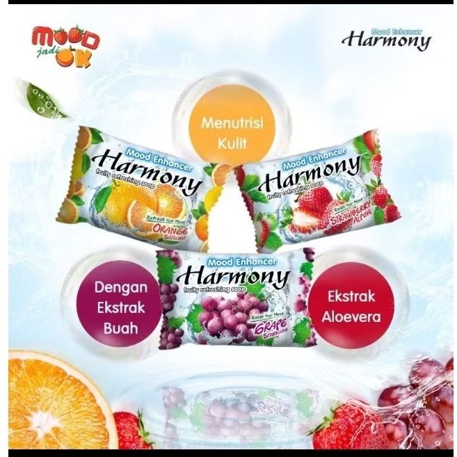sabun mandi harmony / sabun batang harmony /sabun mandi wangi buah