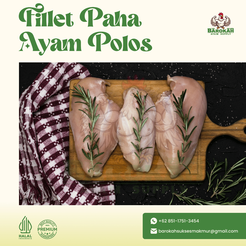 

Fillet Paha Ayam Polos 1Kg Frozen