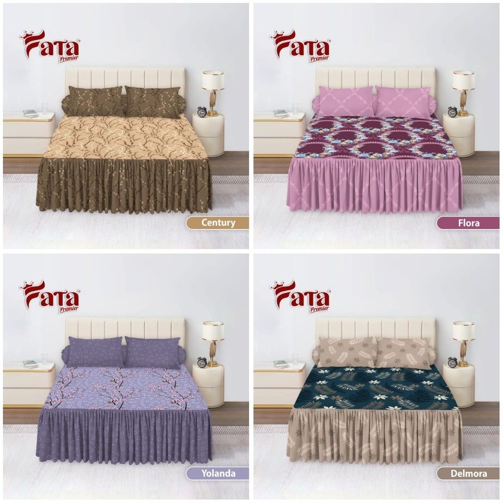 FATA - Sprei Rumbai Disperse Ukuran180x200 /160x200 Cm