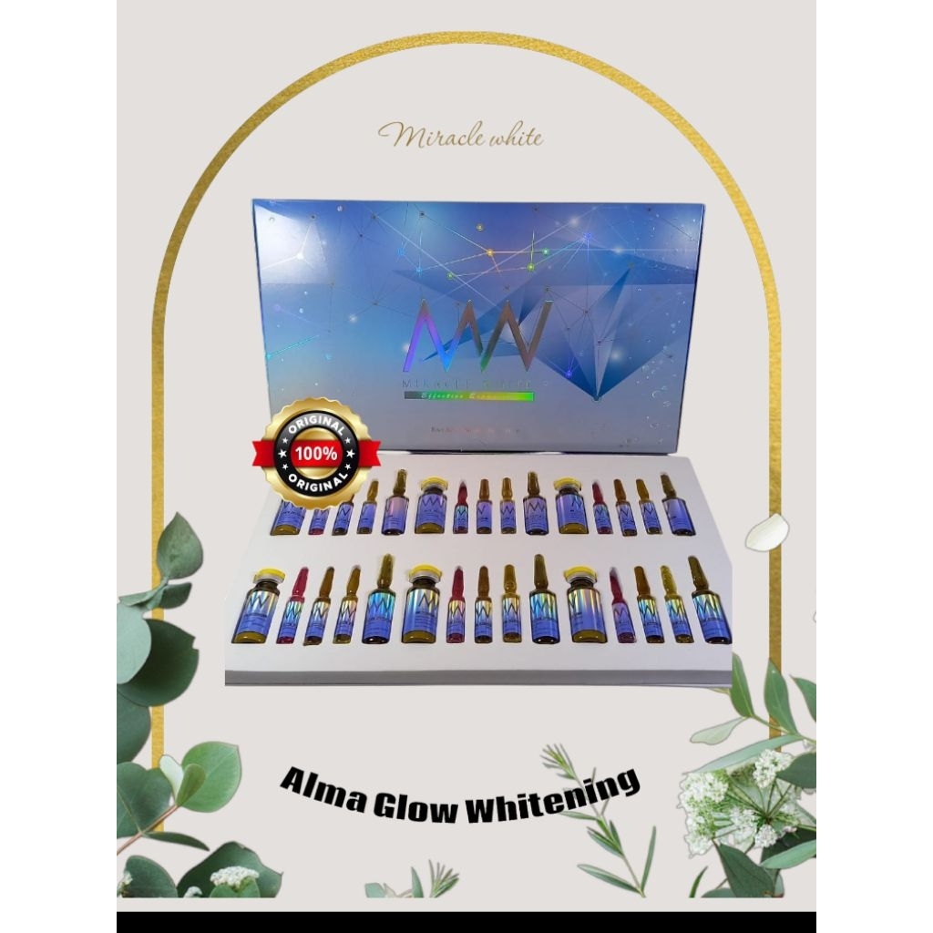 Miracle White blue MW biru