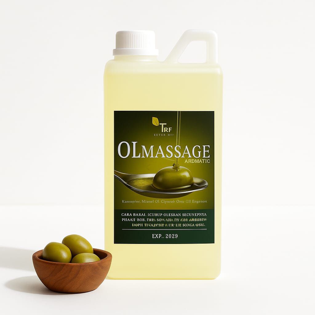 TRF Oil Massage Aromaterapi 1000ml – Minyak Pijat Relaksasi Tubuh Varian OriginalMintHot