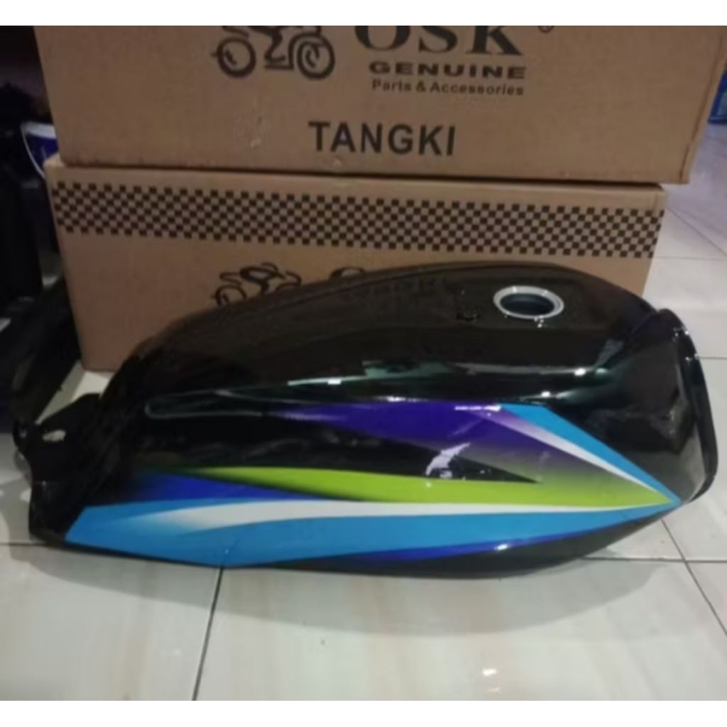 cover tengki gl max gl pro set striping biru list hijau berkualitas tinggi termurah