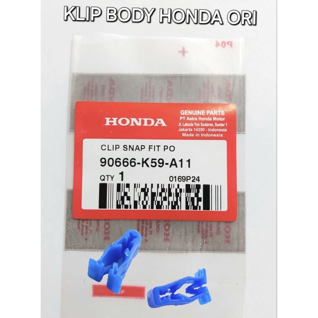 Klip Body Honda Original 90666-K59-A11