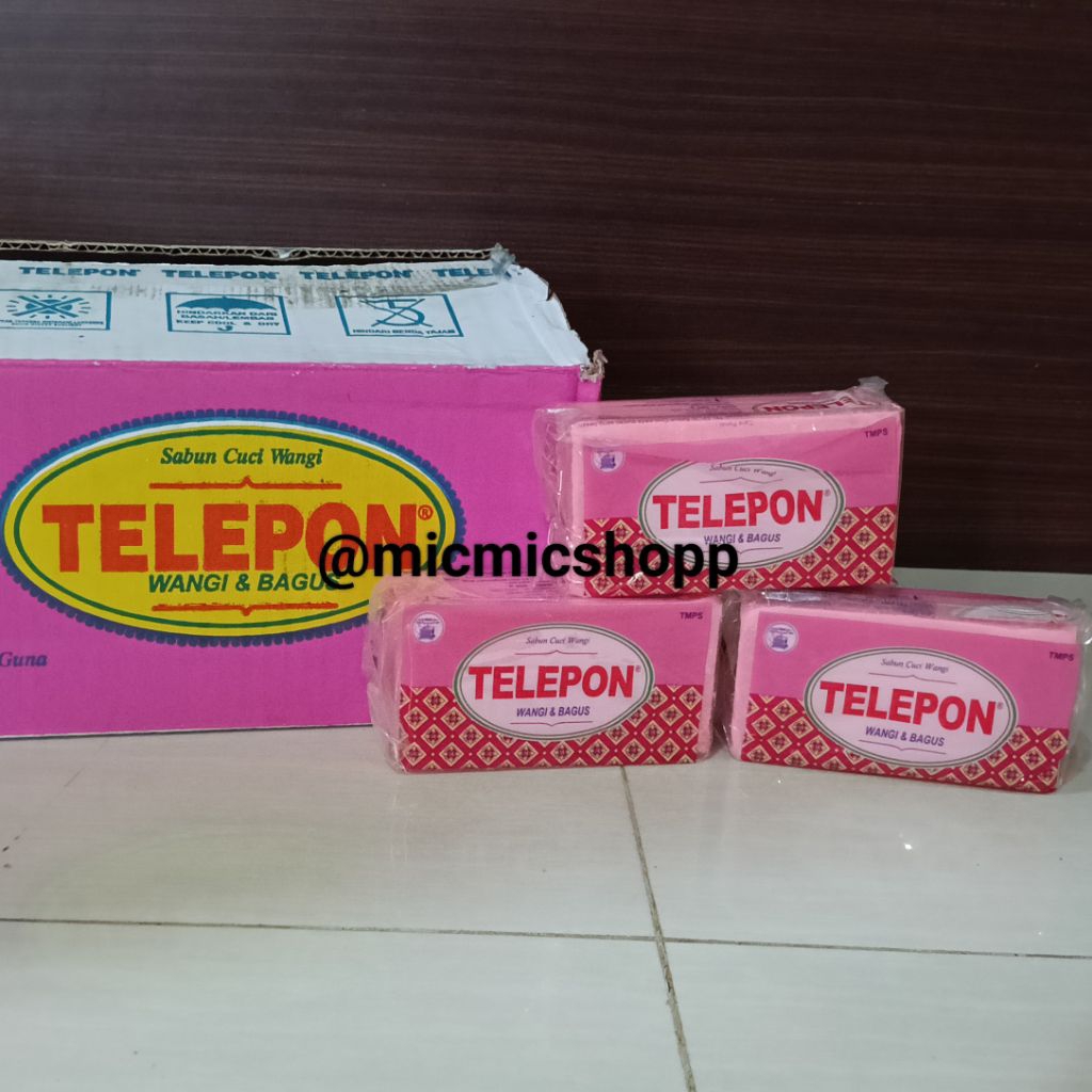 Sabun Telepon Warna / Sabun Batang / Sabun Cuci Serbaguna