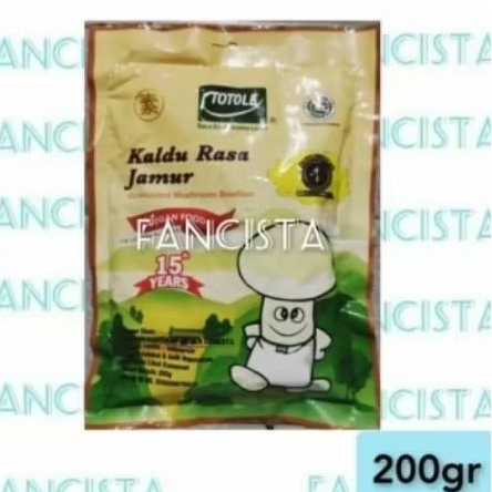 

Totole Kaldu Jamur 200gr Halal Vegan