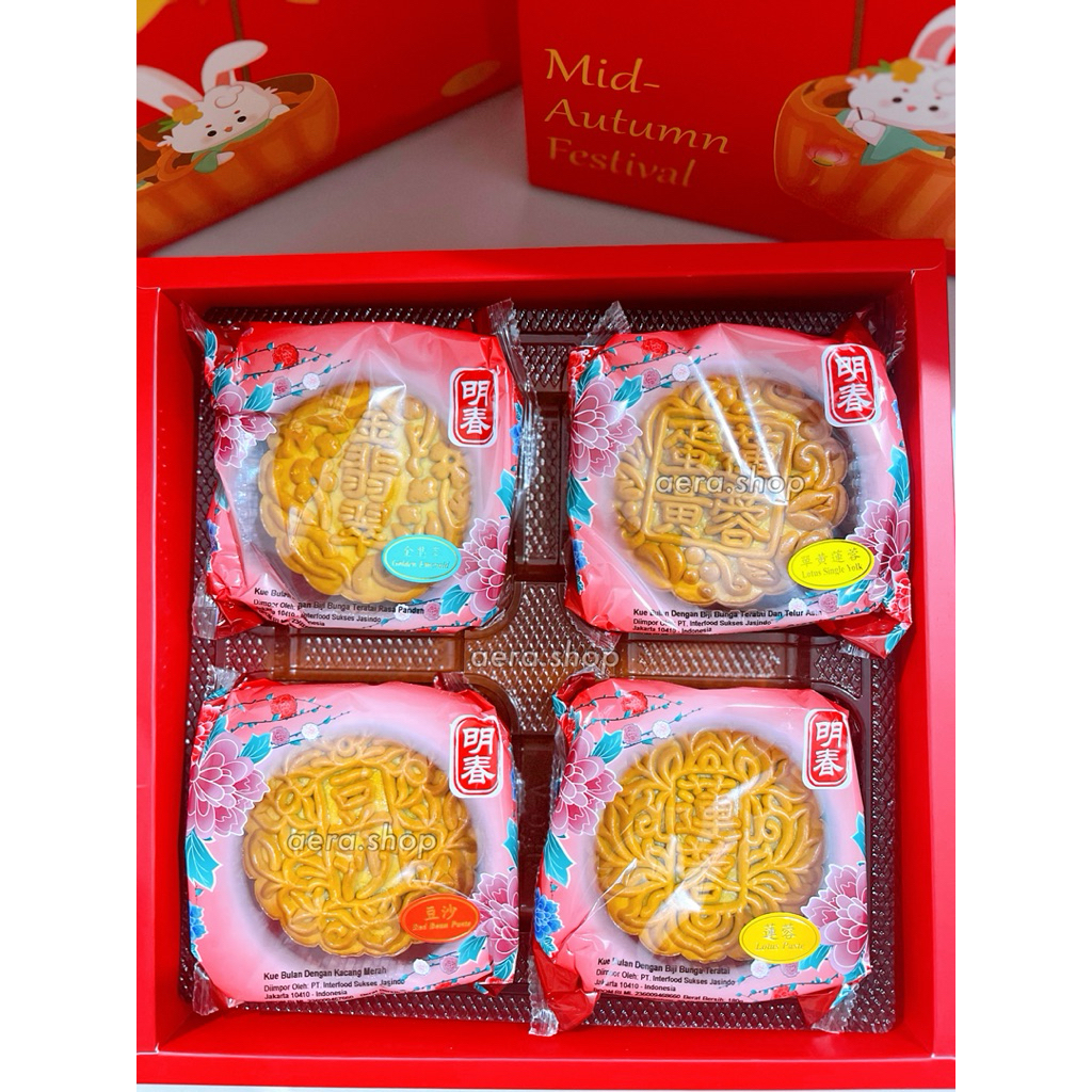 

Kue Bulan Premium Mooncake Malaysia Moon Cake Eceran Individual pack (180gr/pcs)