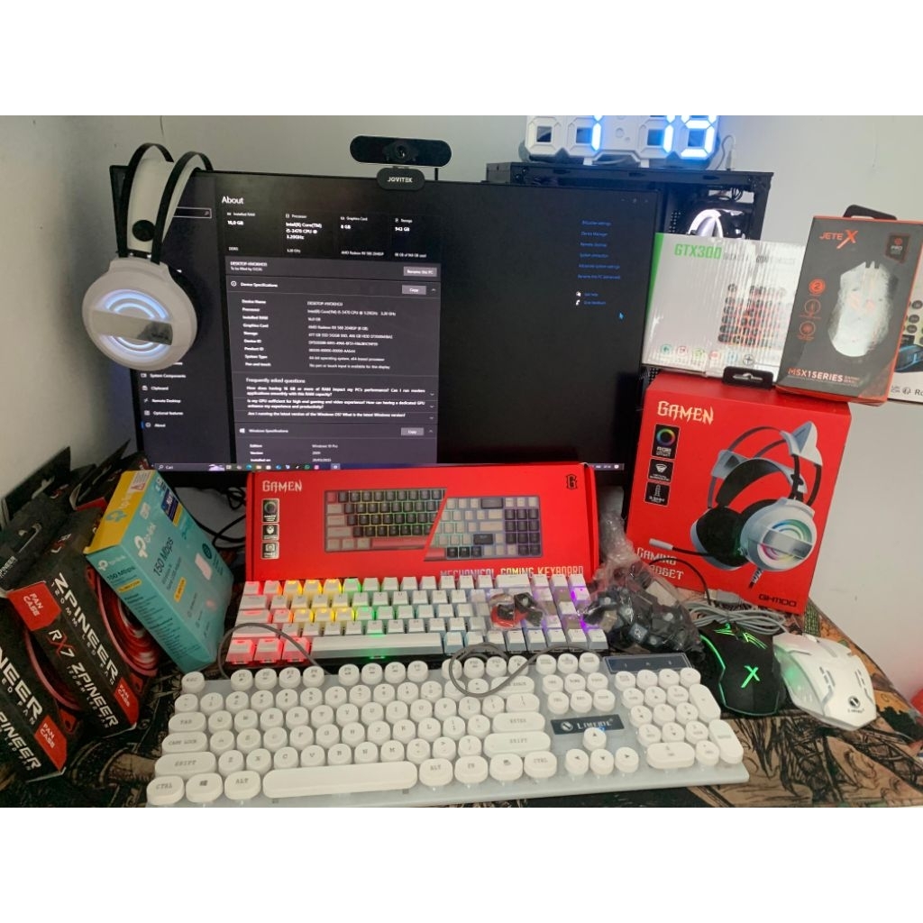 PC GAMING FULLSETT + MONITOR LG ULTRA GEAR 165hz