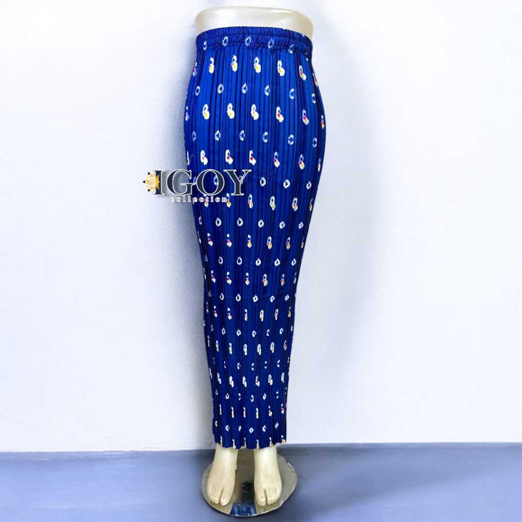 Rok Plisket Jumputan Termurah Warna Hitam Maroon Merah Cabe