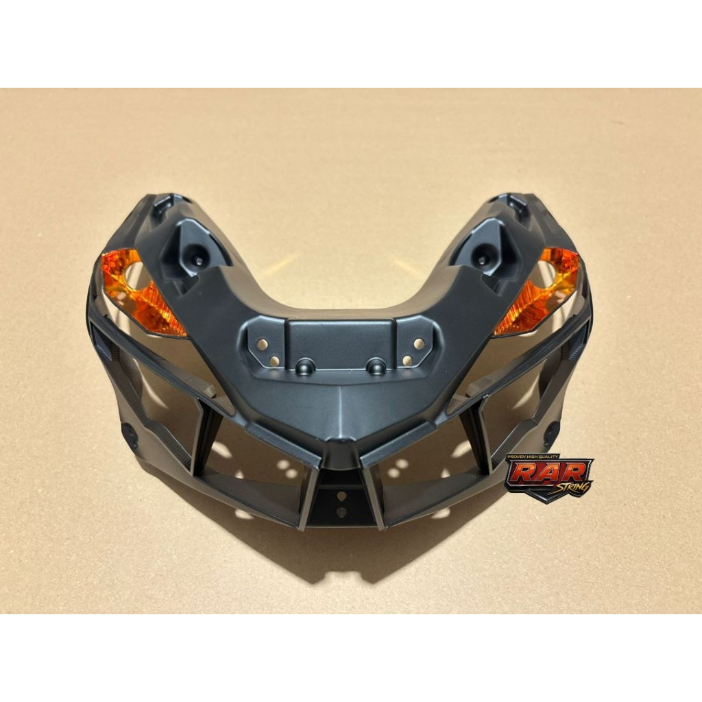 Frame Depan Frame Tempat Alis Reflektor Headlamp Lampu Depan Vario 125 150 Led Old Custom Black Hous