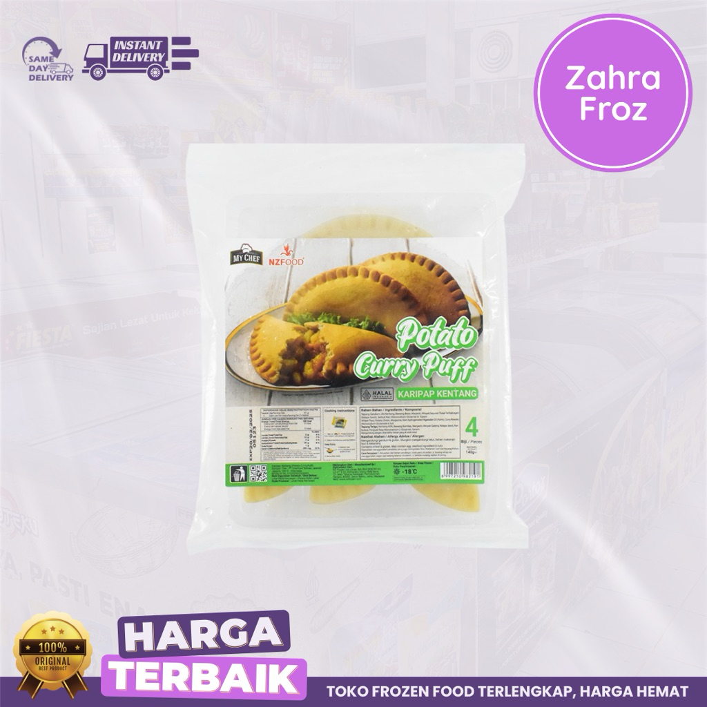 

MYCHEF PASTEL KARIPAP KENTANG 350 GR ISI 10 PCS