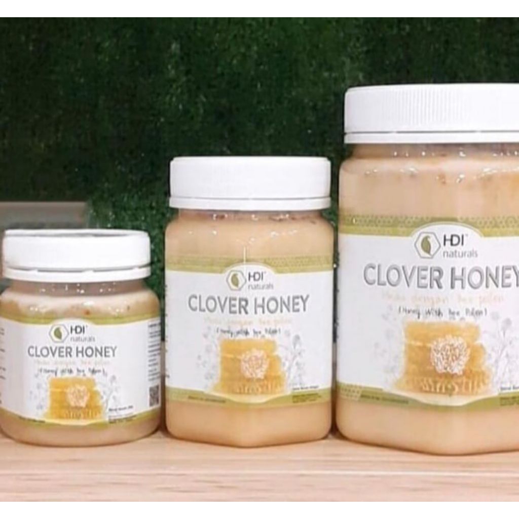

madu clover honey 1kg,500gr,250gr ori 2028 free sendok kayu