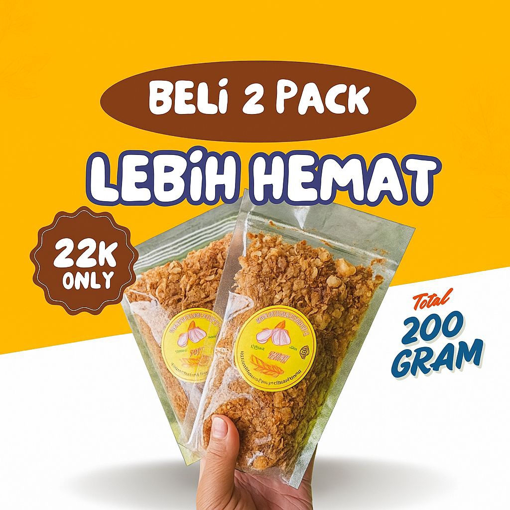 

[PAKET HEMAT] Beli 2 Lebih Murah !! 200 Gram (100gram/pouch)