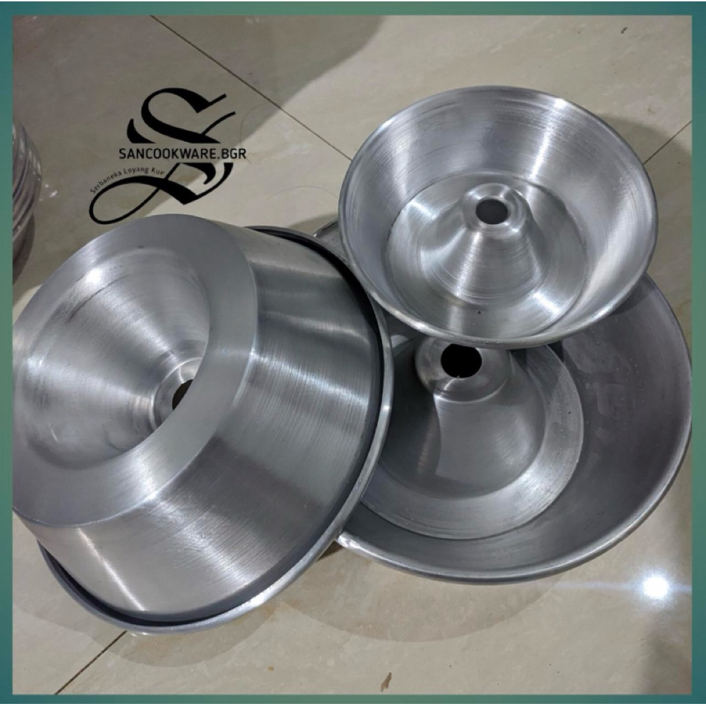 Loyang Kue Bolu / Tulban Cetakan Kue Bolu Tulban Press Aluminium