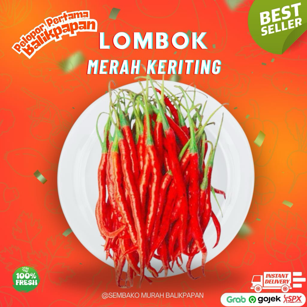 

cabe merah keriting / lombok merah keriting