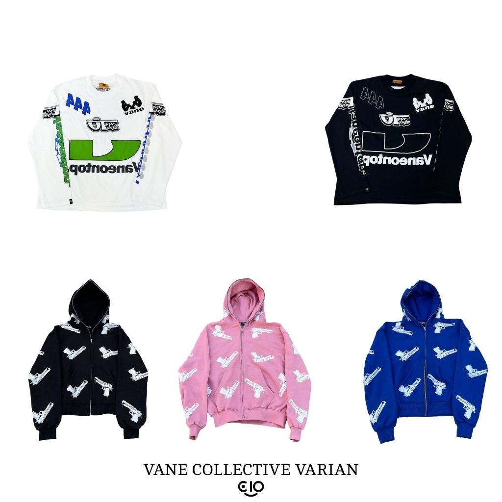 Vane Galaxy Cropped Full Zipper / Glock Full Zipper Original Invoice