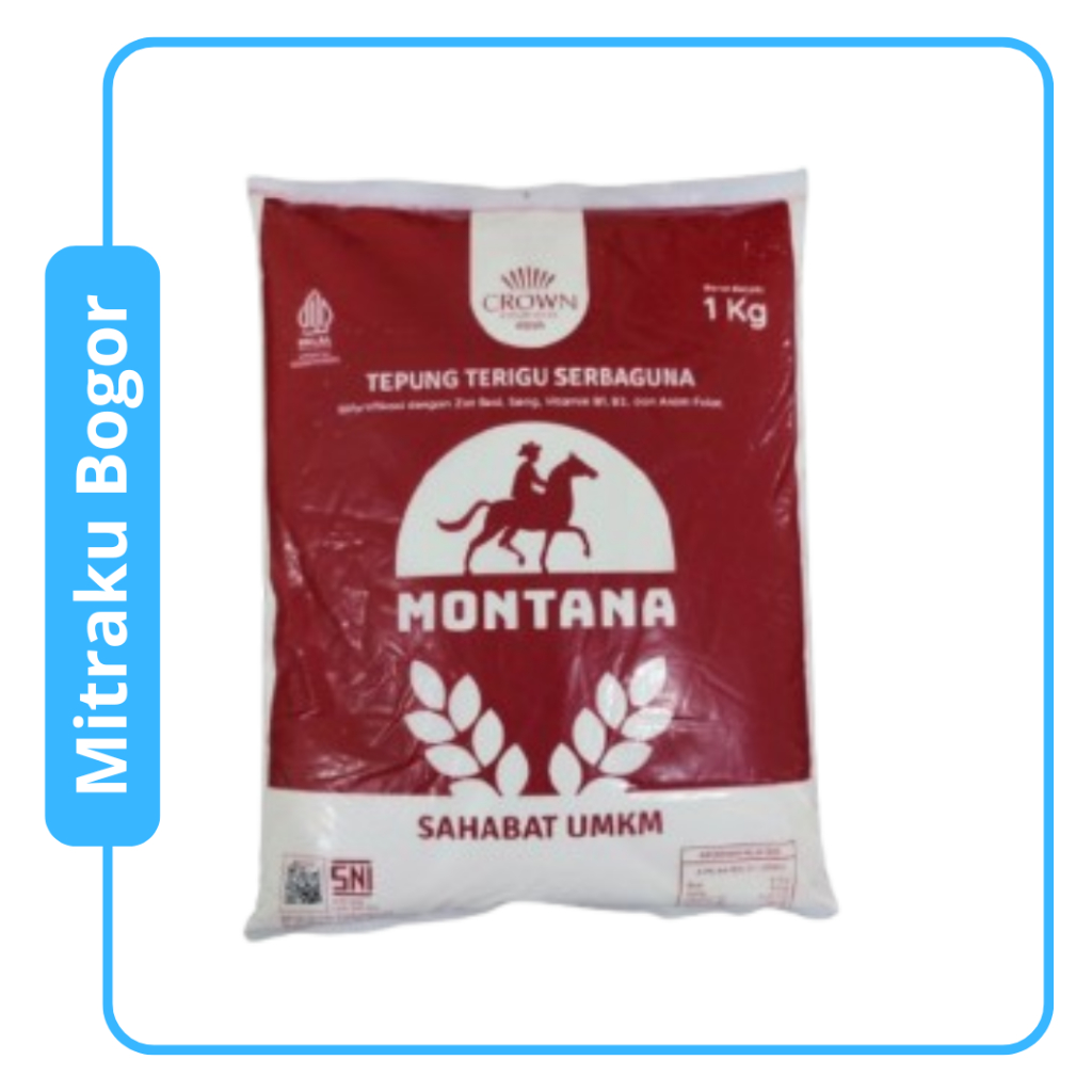 

Tepung Terigu Montana Ekonomis 1 KG Tepung Terigu Serbaguna