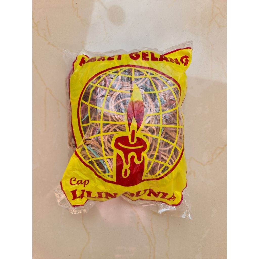

Karet Gelang Warna Warni 500 Gram