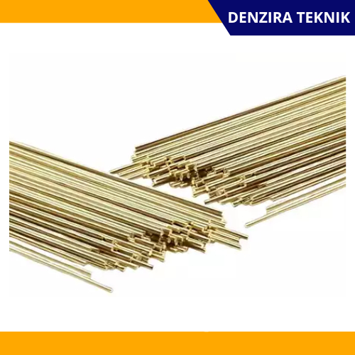 Kawat Las Kuning 3mm/Kawat Las Kuningan 3mm Panjang 1 Meter