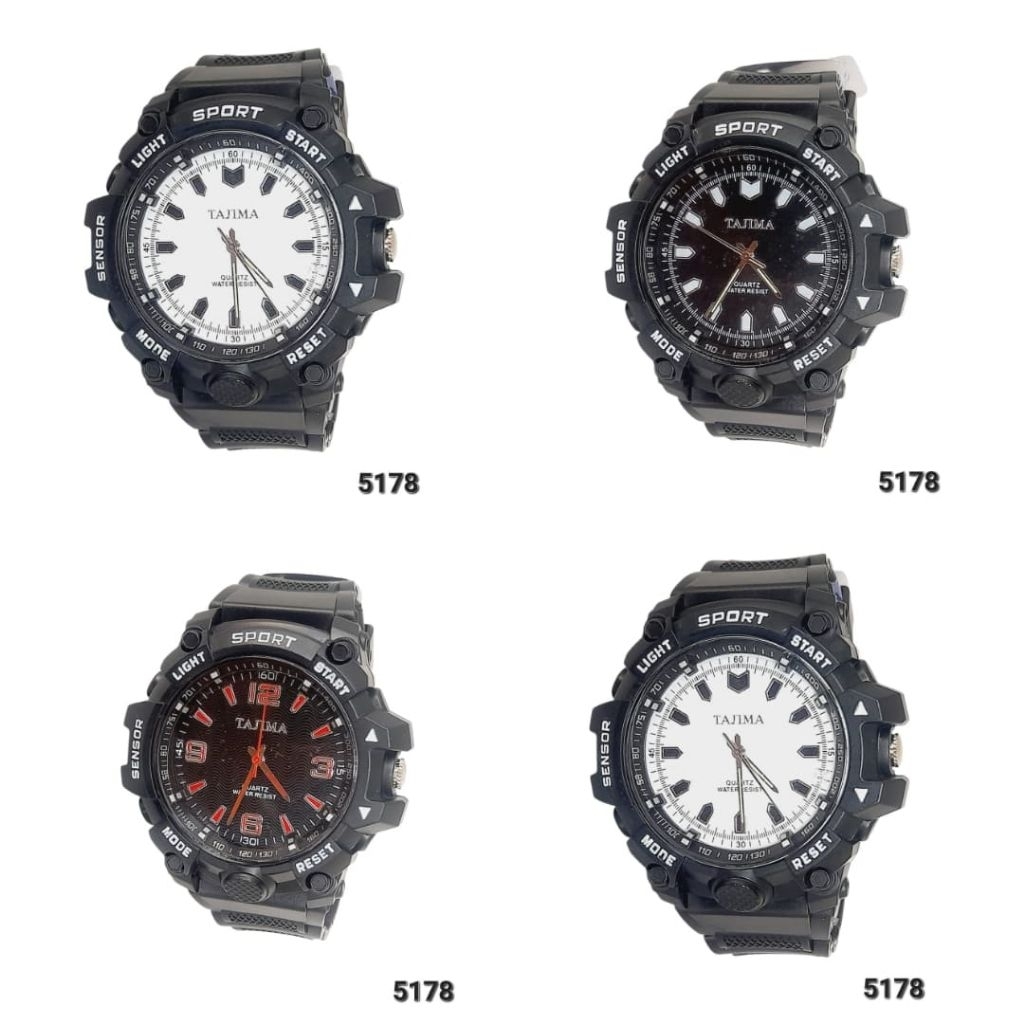 Jam Tangan Pria Tajima Sport Besar Analog Original Tahan air