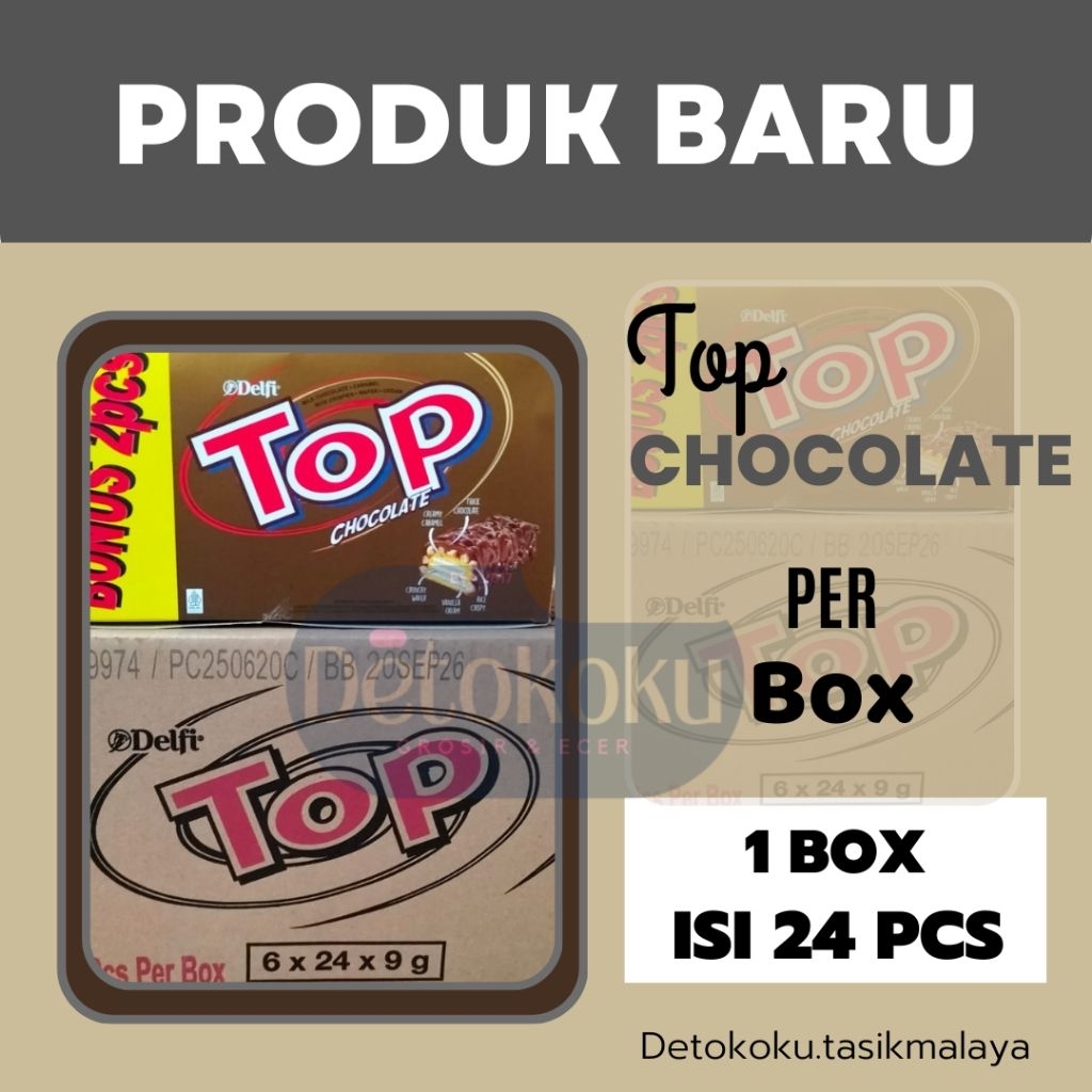 

Top Chocolate Waffer Caramel Delfi [PER BOX]