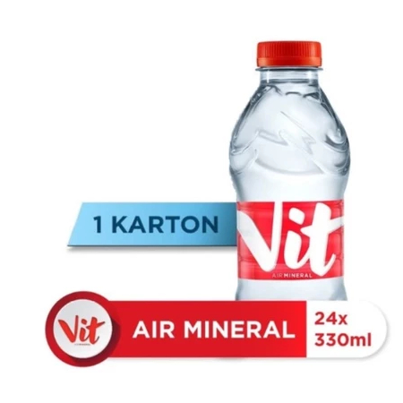 

Vit 330ml 1 dus isi 24 botol / air mineral / air minum / air putih