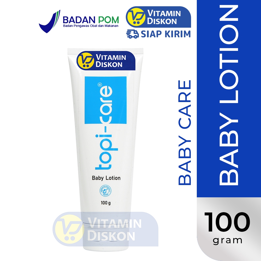 TOPICARE BABY LOTION - 100GR | Lotion Bayi Untuk Melembapkan, Mencegah Kulit Kering, Iritasi Ringan,