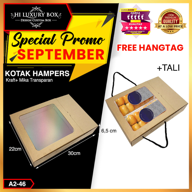 

Kotak hampers / Dus mika / kotak kue / box kotak hadiah / A2-46