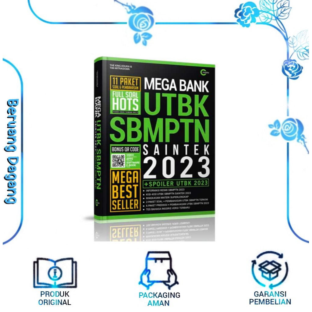 Buku MEGA BANK UTBK SBMPTN SAINTEK 2023