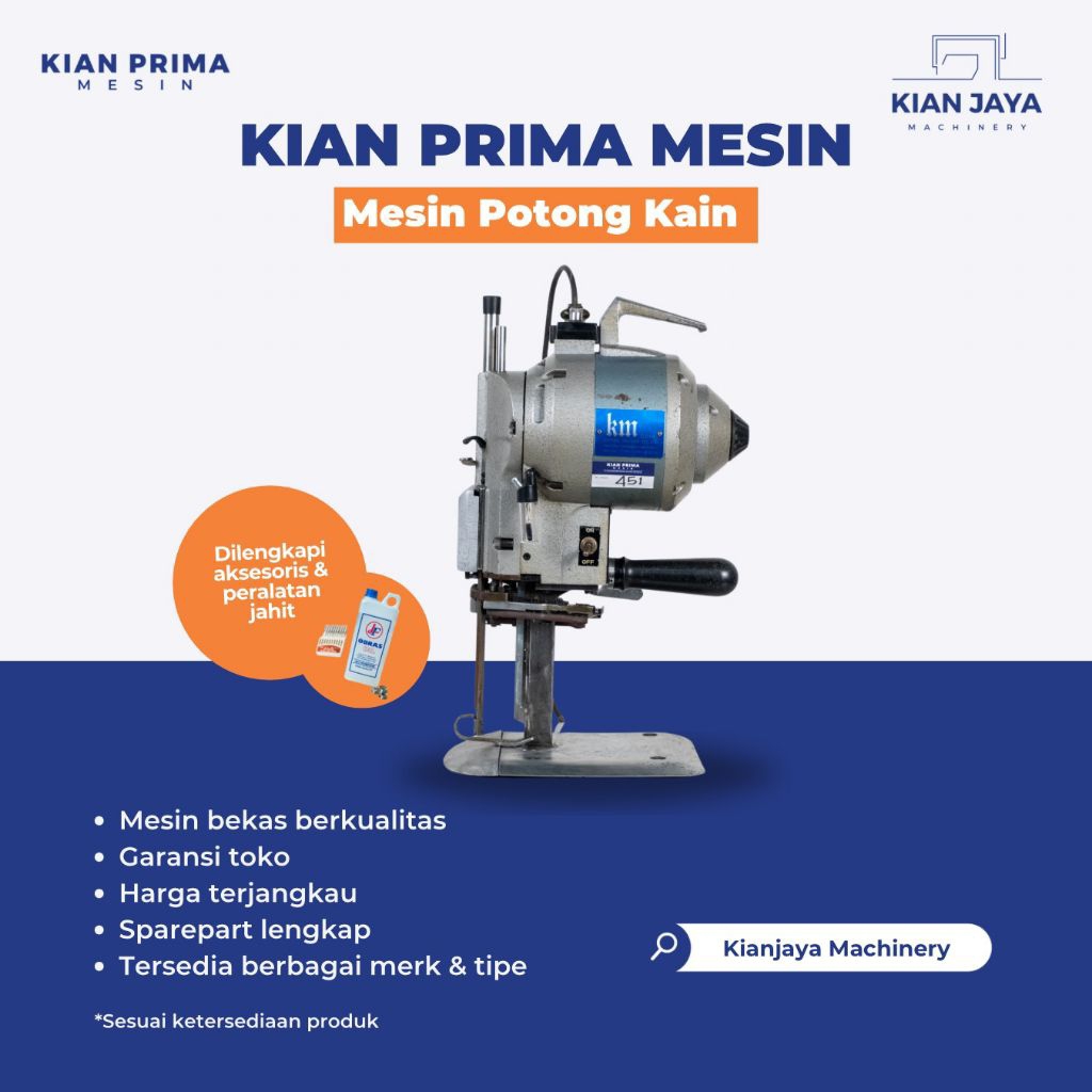 

[ kian prima mesin ] Mesin Potong Kain Tinggi Mack 5inch