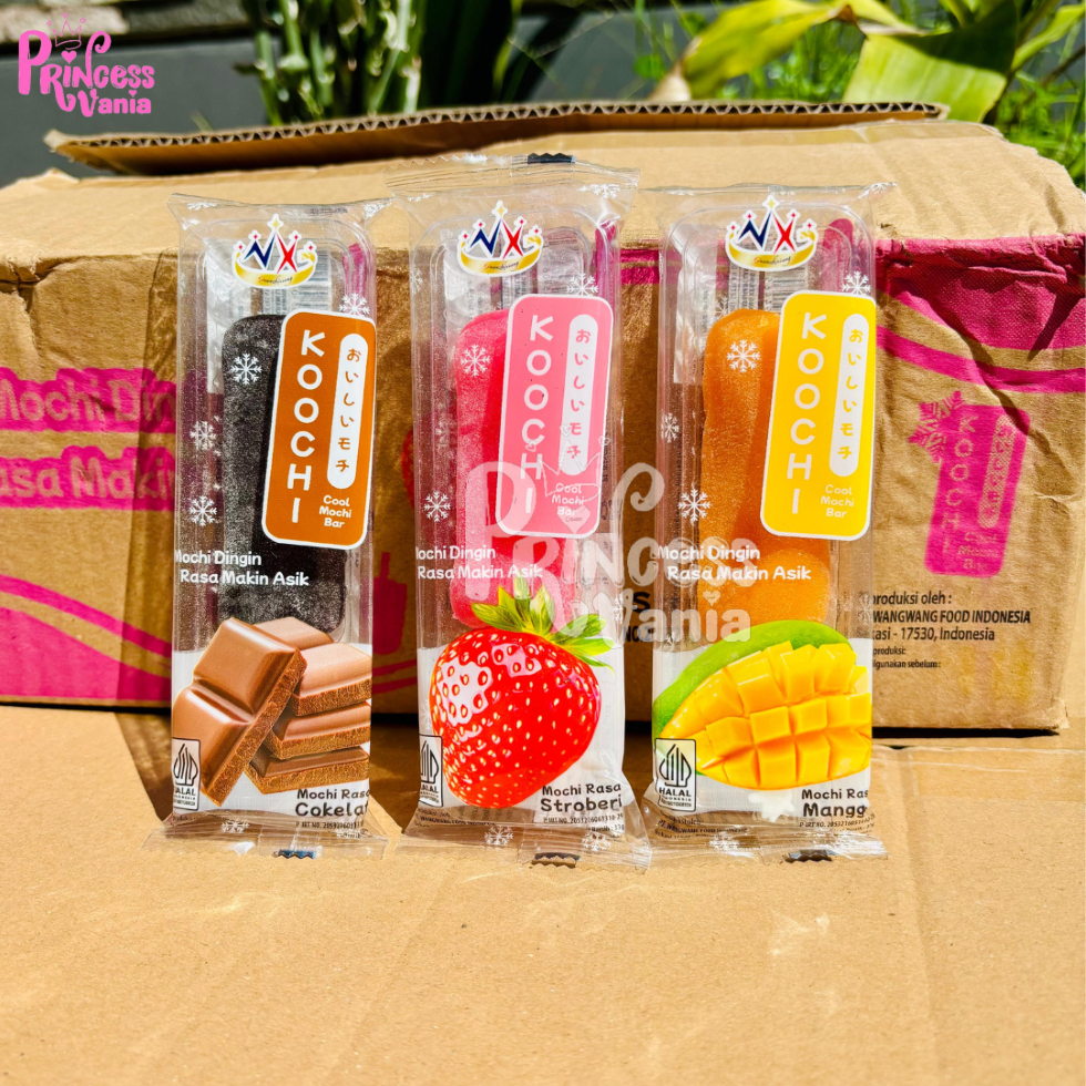 

GROSIR KOOCHI COOL MOCHI BAR STIK KUE 1 DUS ISI 60