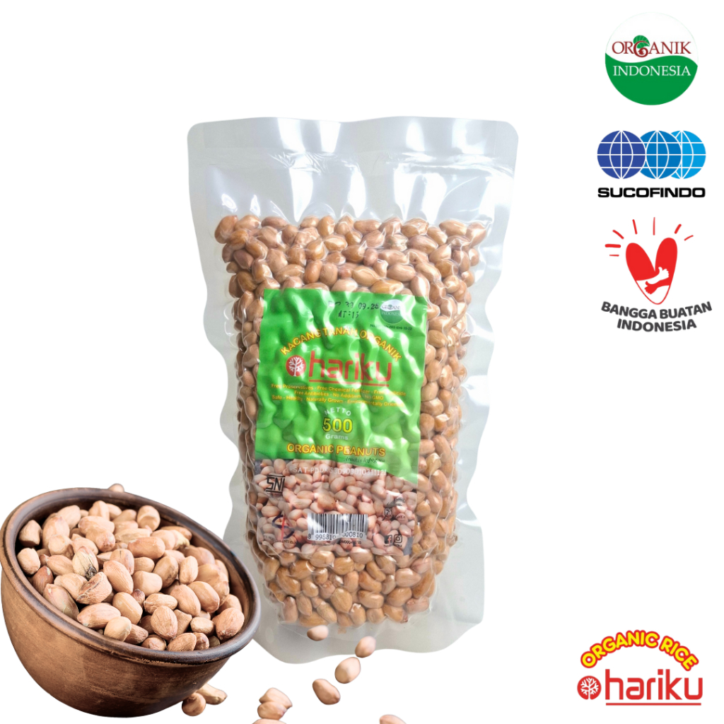 

HARIKU Kacang Tanah Organik 500Gram