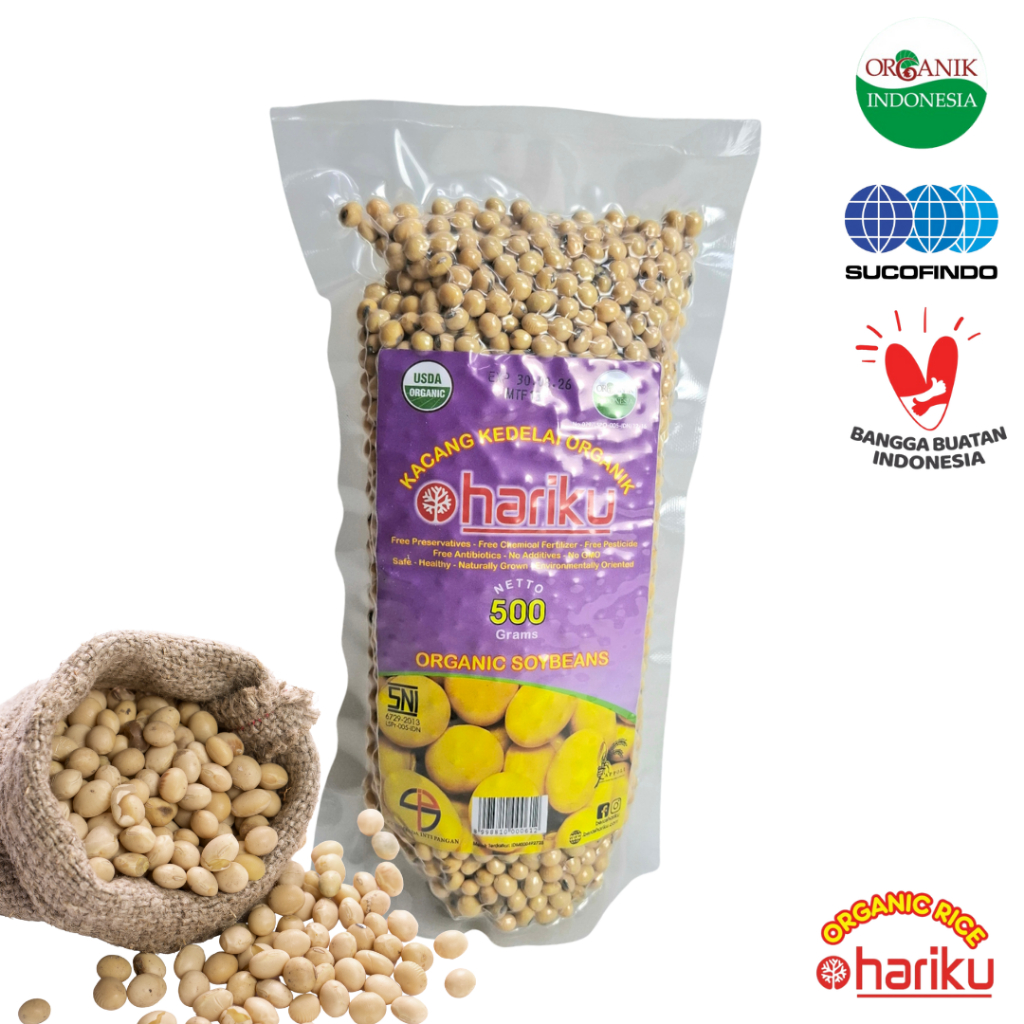 

HARIKU Kacang Kedelai Organik 500 gram